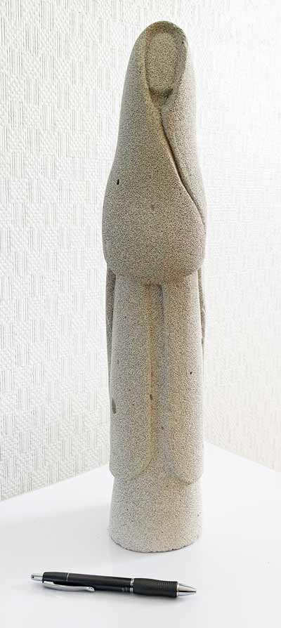 Sculpture : vierge sculpté en béton cellulaire